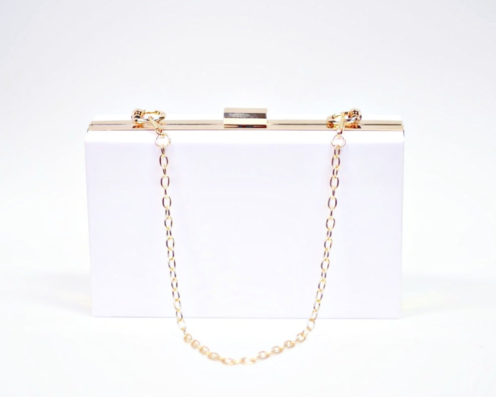 White Party Clutch For Girls - Everlasting Memories